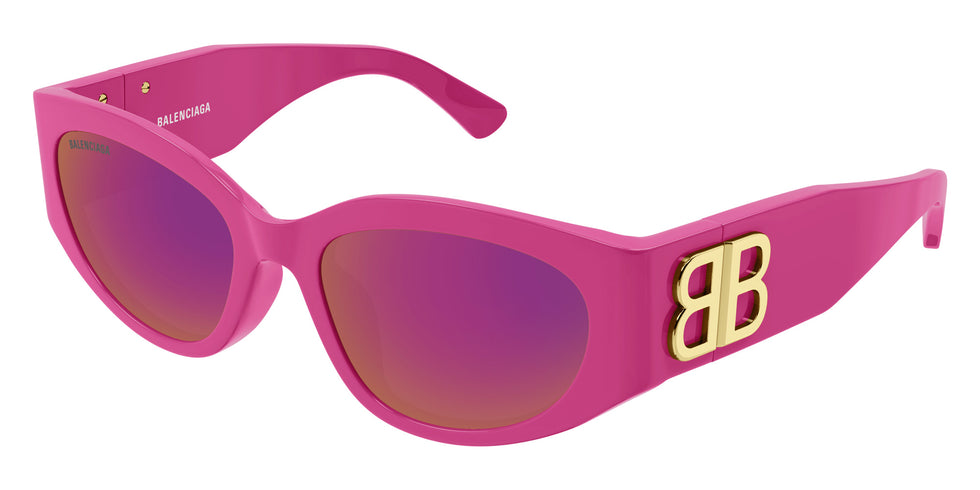 Balenciaga® BB0324SK BB0324SK 010 55 Sunglasses - 010-Fuchsia