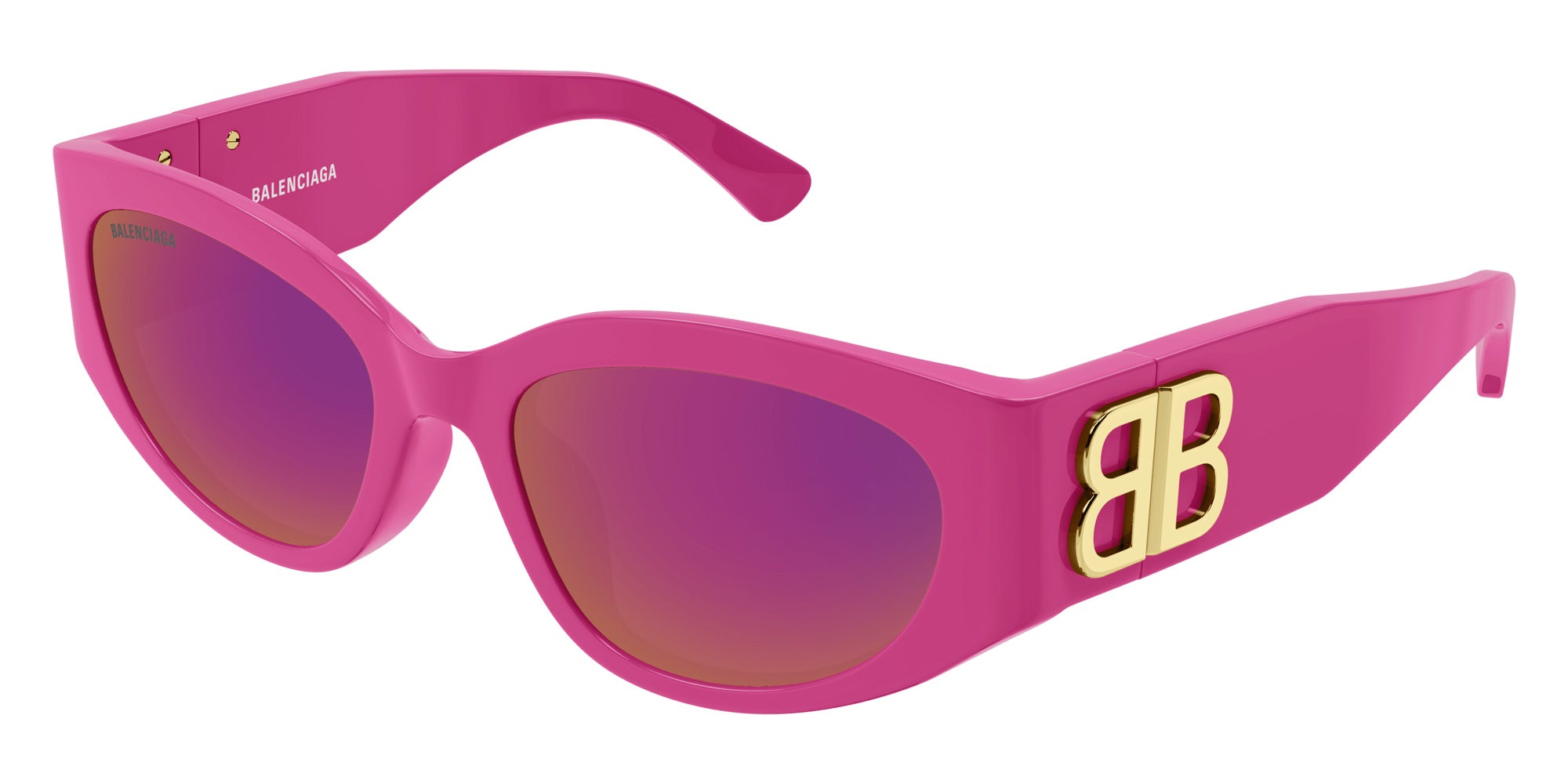 Balenciaga® BB0324SK BB0324SK 010 55 Sunglasses - 010-Fuchsia