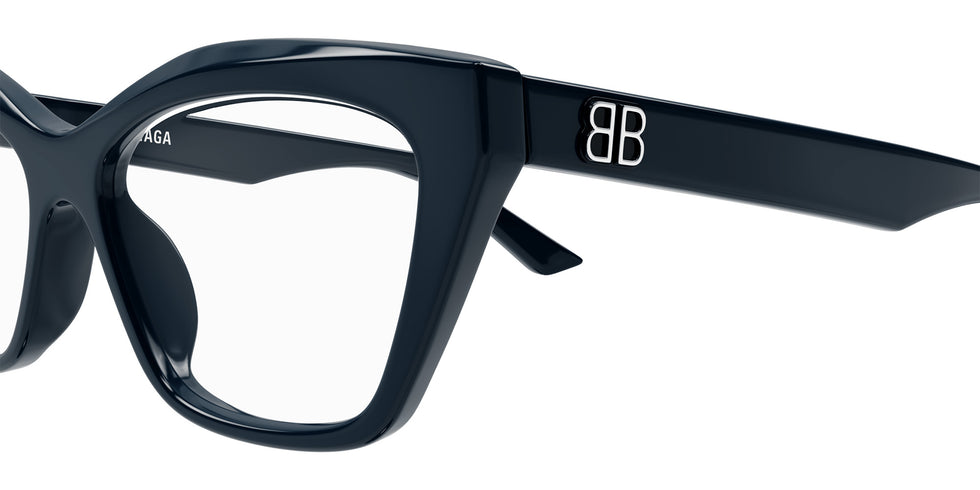 Balenciaga® BB0342O BB0342O 009 55 Eyeglasses - 009-Blue