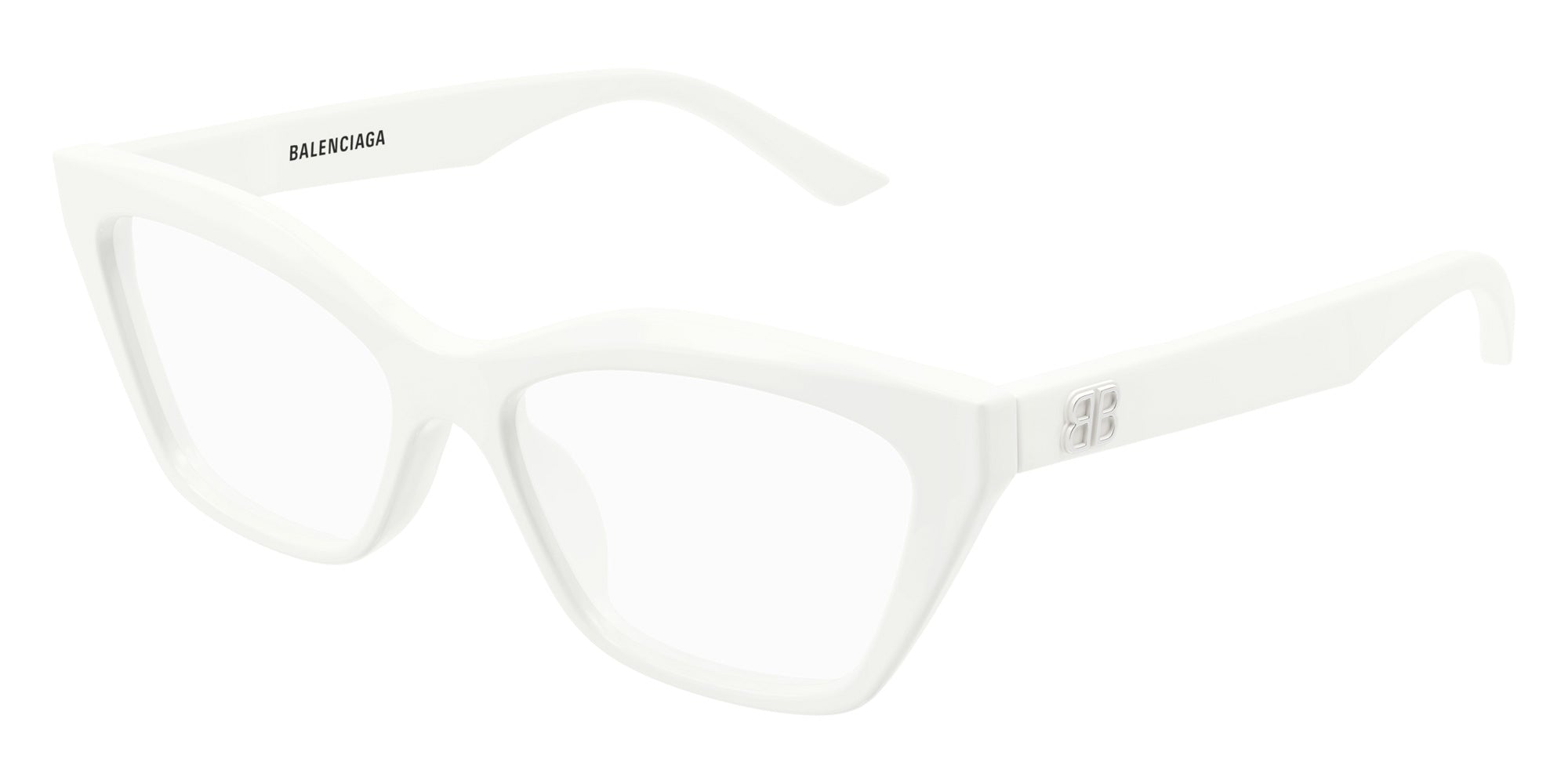 Balenciaga® BB0342O BB0342O 011 55 Eyeglasses - 011-White