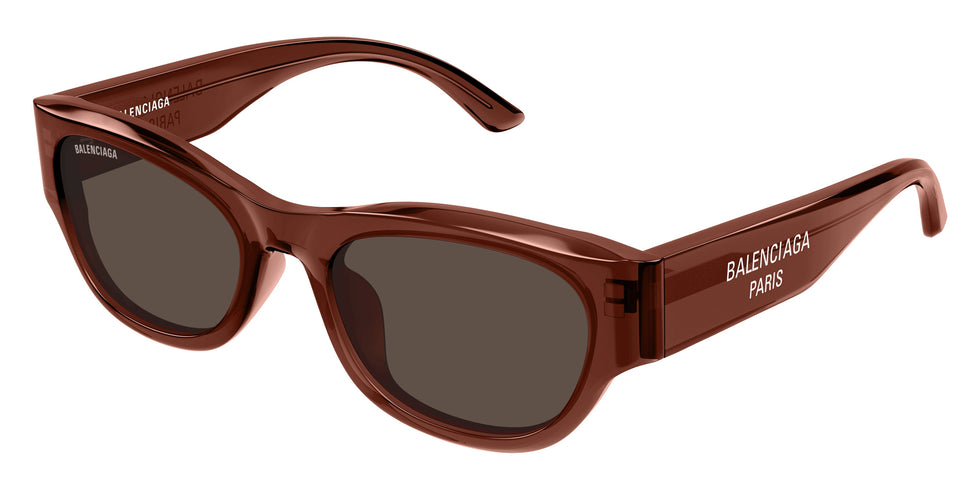 Balenciaga® BB0389SK BB0389SK 004 55 Sunglasses - 004-Brown