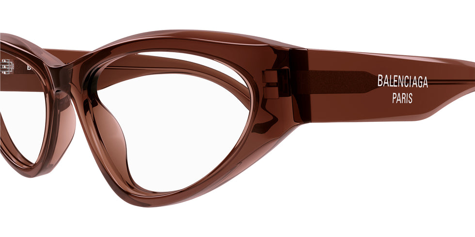 Balenciaga® BB0391O BB0391O 004 56 Eyeglasses - 004-Brown