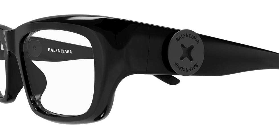 Balenciaga® BB0411O BB0411O 001 53 Eyeglasses - 001-Black