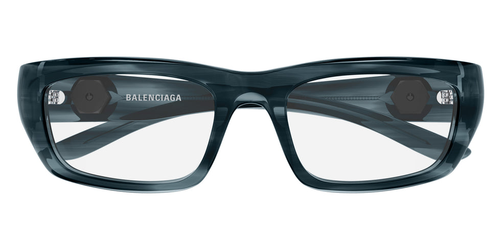 Balenciaga® BB0411O BB0411O 003 53 Eyeglasses - 003-Blue