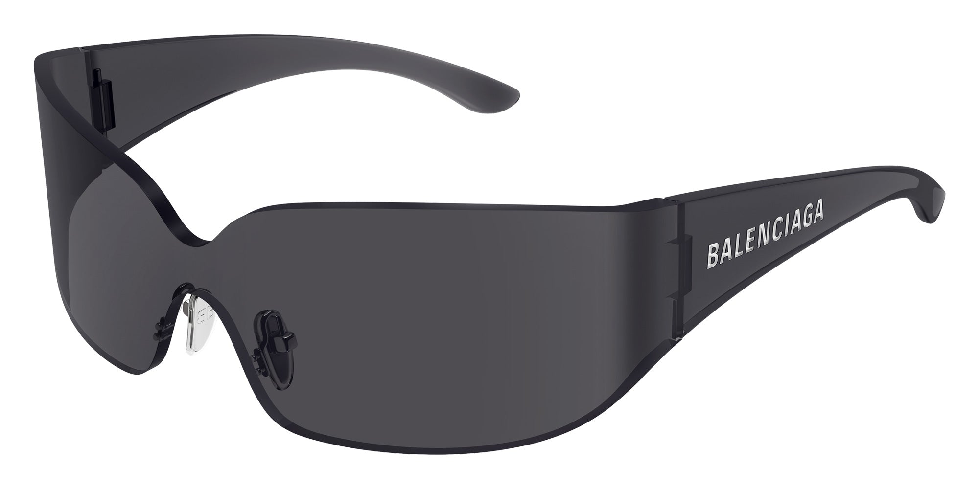 Balenciaga® BB0421S BB0421S 001 99 Sunglasses - 001-Grey