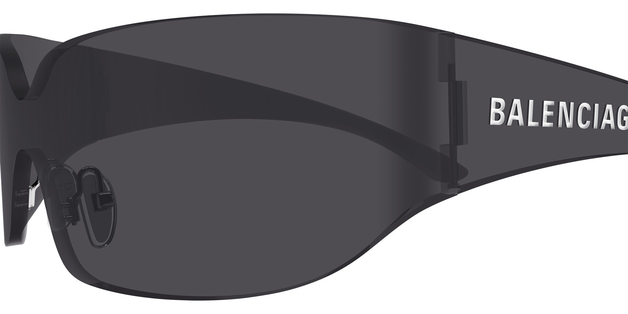 Balenciaga® BB0421S BB0421S 001 99 Sunglasses - 001-Grey