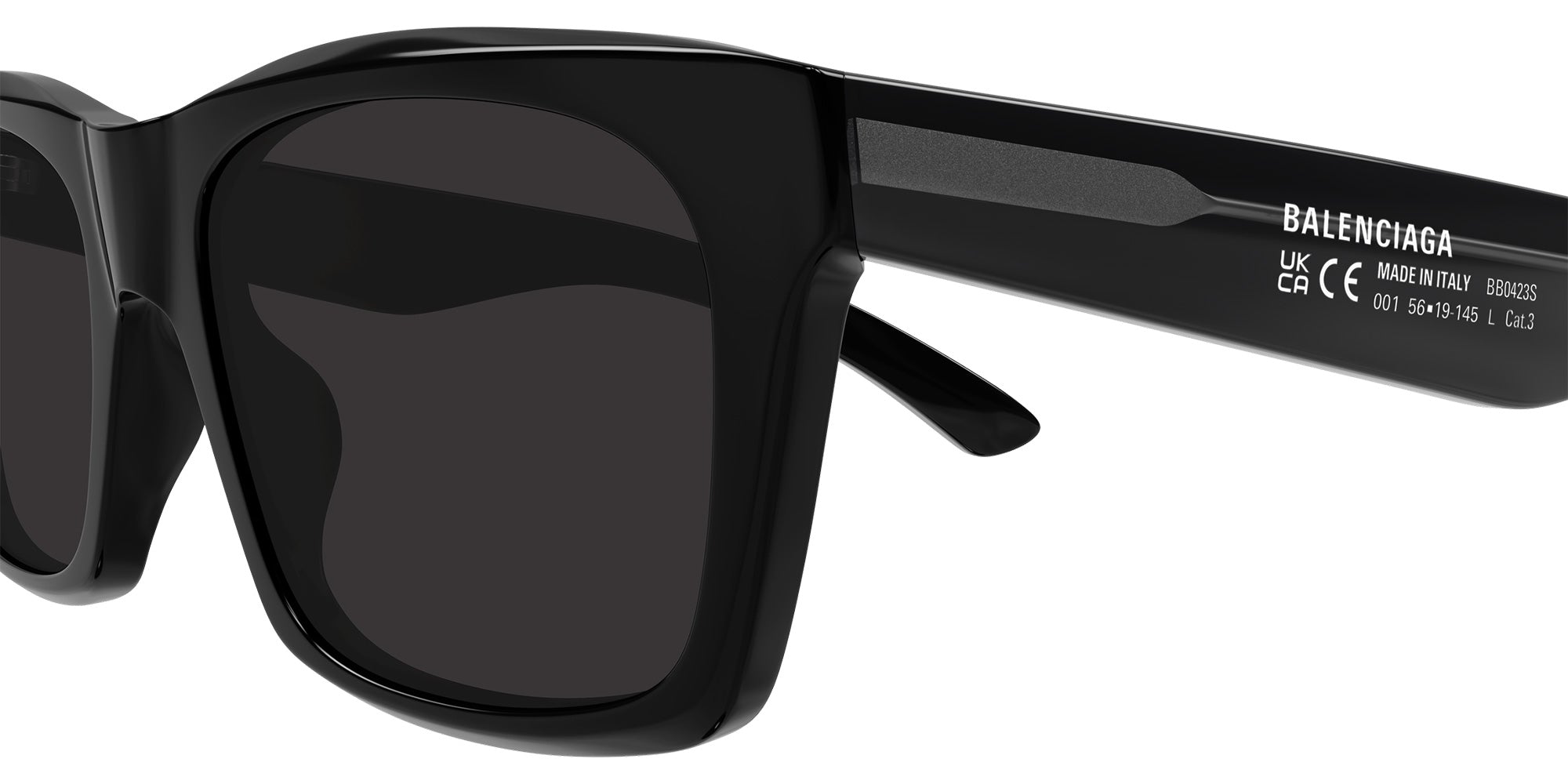 Balenciaga® BB0423S BB0423S 001 56 Sunglasses - 001-Black