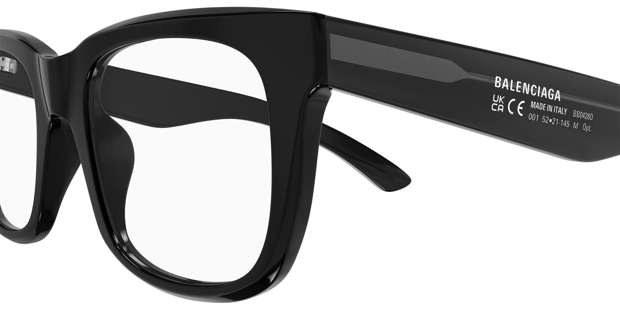 Balenciaga® BB0428O BB0428O 006 54 Eyeglasses - 006-Black
