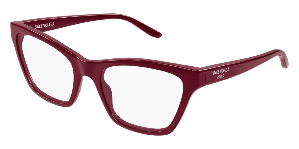 Balenciaga® BB0440O BB0440O 005 56 Eyeglasses - 005-Burgundy