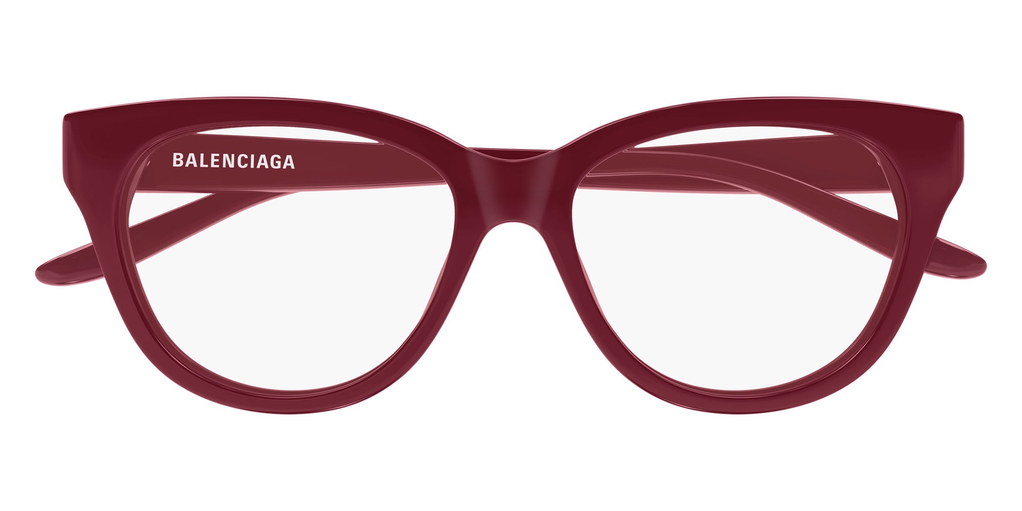 Balenciaga® BB0441O BB0441O 005 53 Eyeglasses - 005-Burgundy