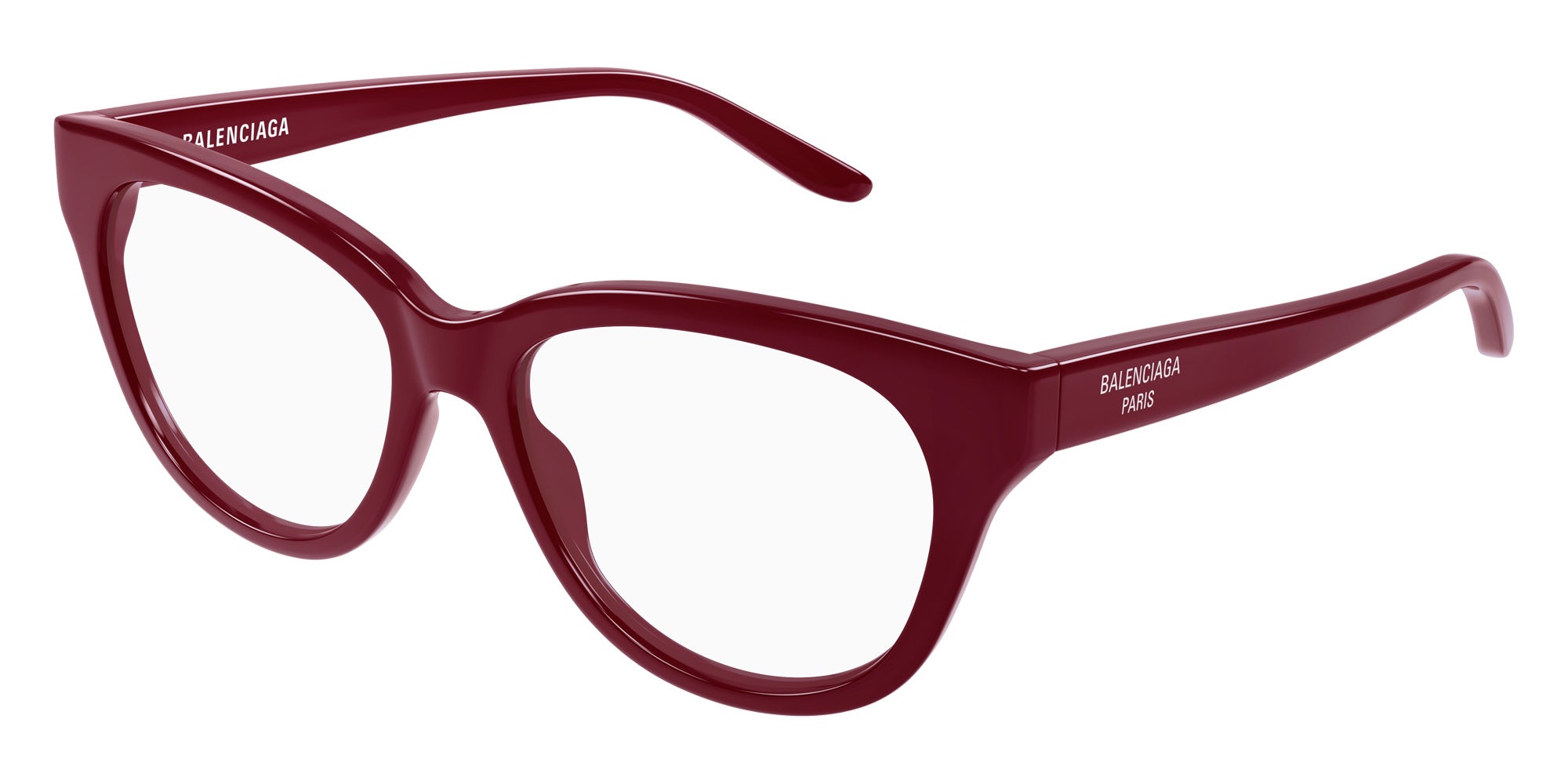 Balenciaga® BB0441O BB0441O 005 53 Eyeglasses - 005-Burgundy