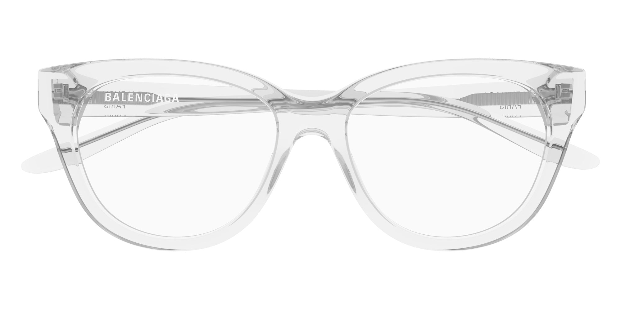 Balenciaga® BB0441O BB0441O 006 53 Eyeglasses - 006-Crystal