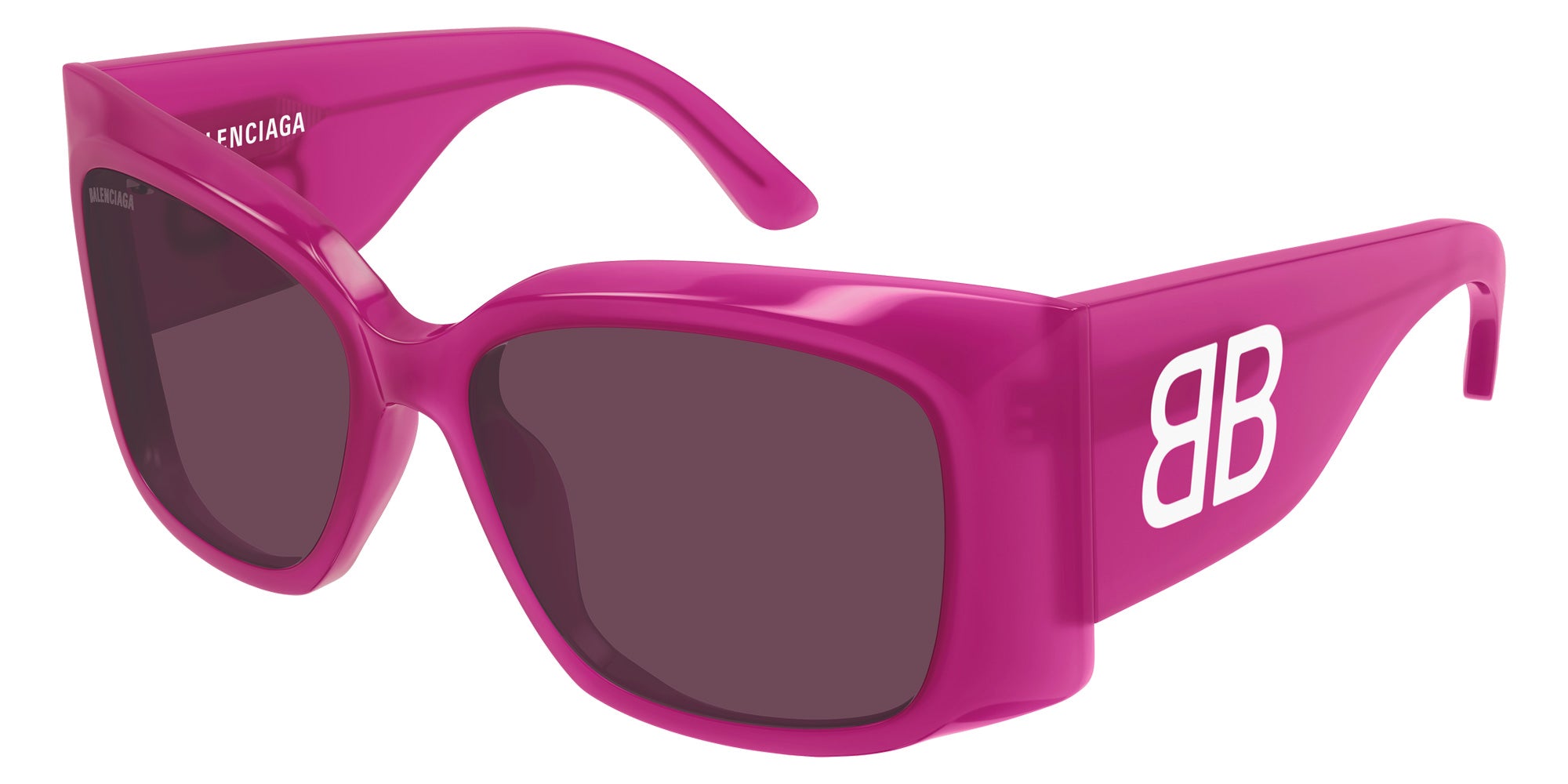 Balenciaga® BB0443S BB0443S 005 58 Sunglasses - 005-Fuchsia