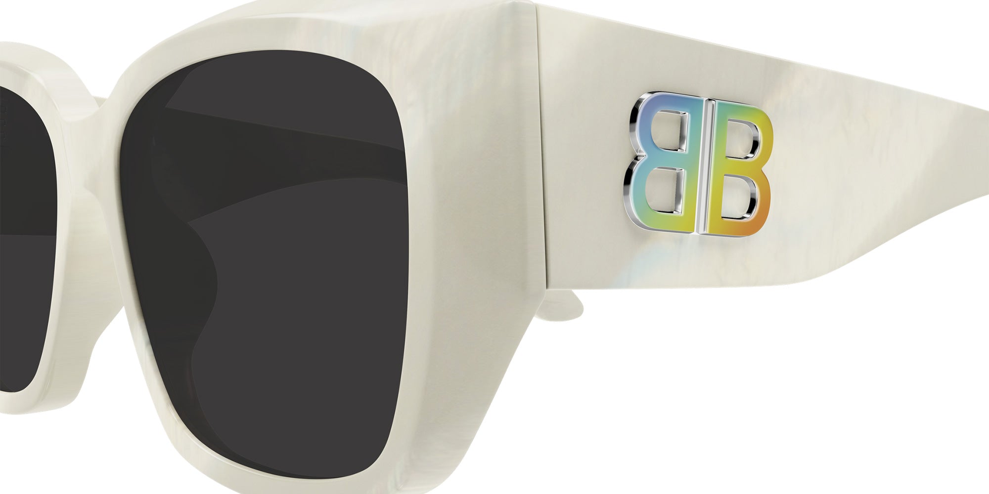 Balenciaga® BB0445SK BB0445SK 003 56 Sunglasses - 003-Ivory