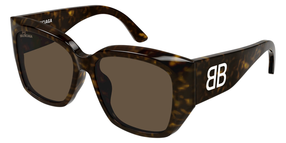 Balenciaga® BB0445SK BB0445SK 004 56 Sunglasses - 004-Havana