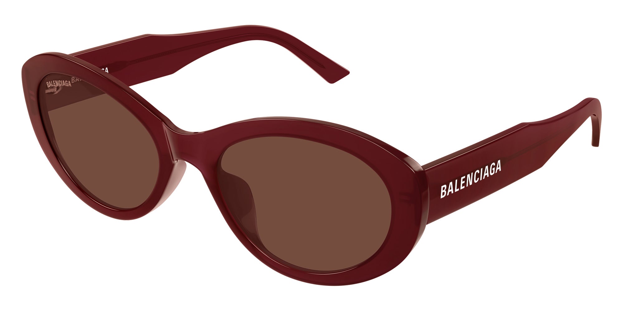 Balenciaga® BB0446S BB0446S 005 56 Sunglasses - 005-Burgundy