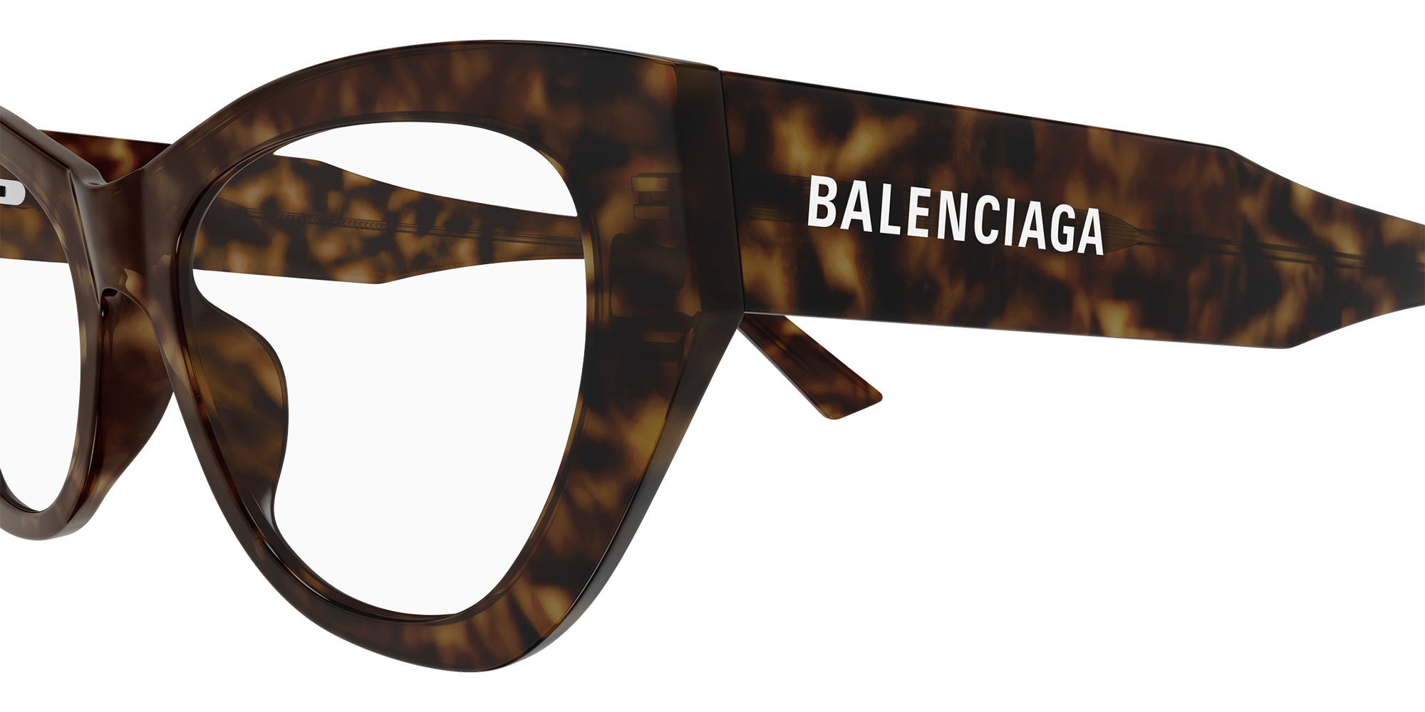 Balenciaga® BB0449O BB0449O 007 55 Eyeglasses - 007-Havana