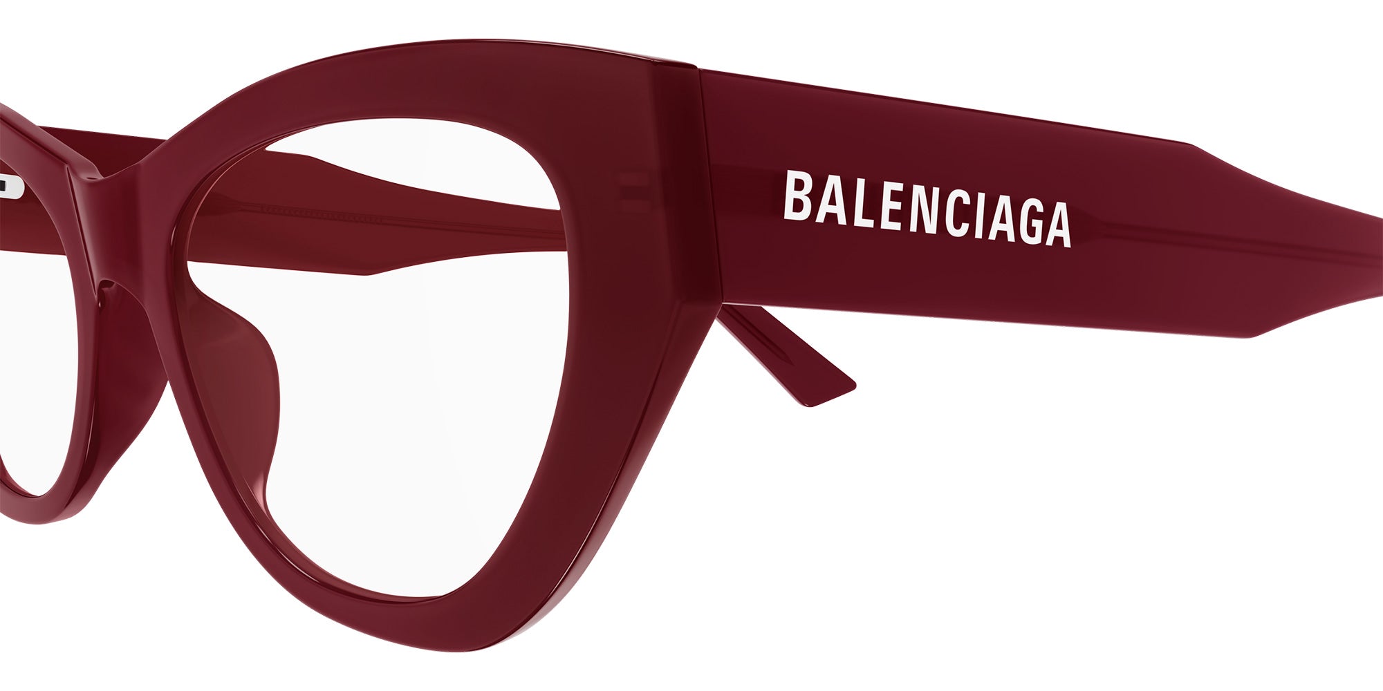 Balenciaga® BB0449O BB0449O 010 55 Eyeglasses - 010-Burgundy