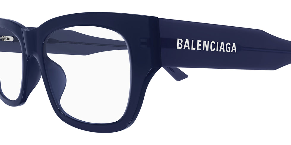 Balenciaga® BB0450O BB0450O 004 54 Eyeglasses - 004-Blue