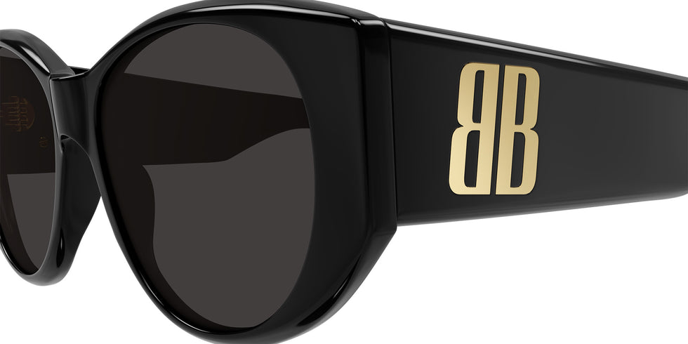 Balenciaga® BB0455S BB0455S 001 55 Sunglasses - 001-Black