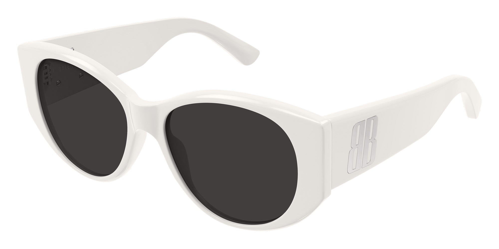 Balenciaga® BB0455S BB0455S 003 55 Sunglasses - 003-White