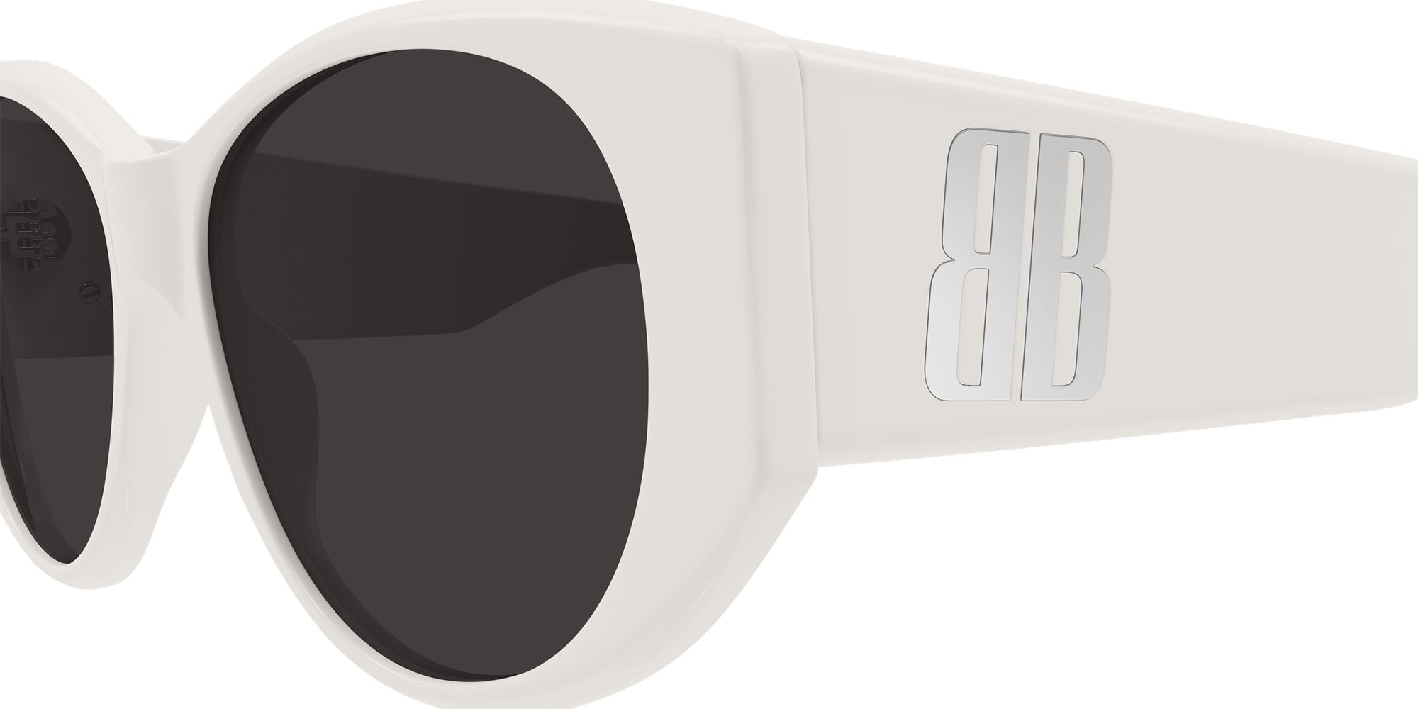 Balenciaga® BB0455S BB0455S 003 55 Sunglasses - 003-White