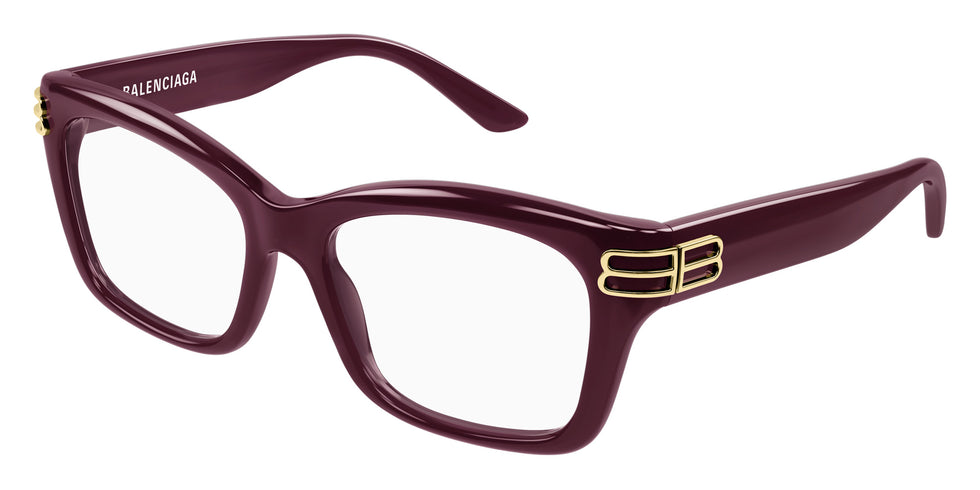 Balenciaga® BB0472O BB0472O 004 54 Eyeglasses - 004-Burgundy
