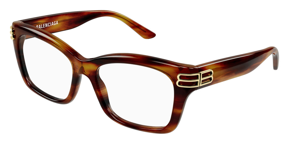 Balenciaga® BB0472O BB0472O 005 54 Eyeglasses - 005-Brown