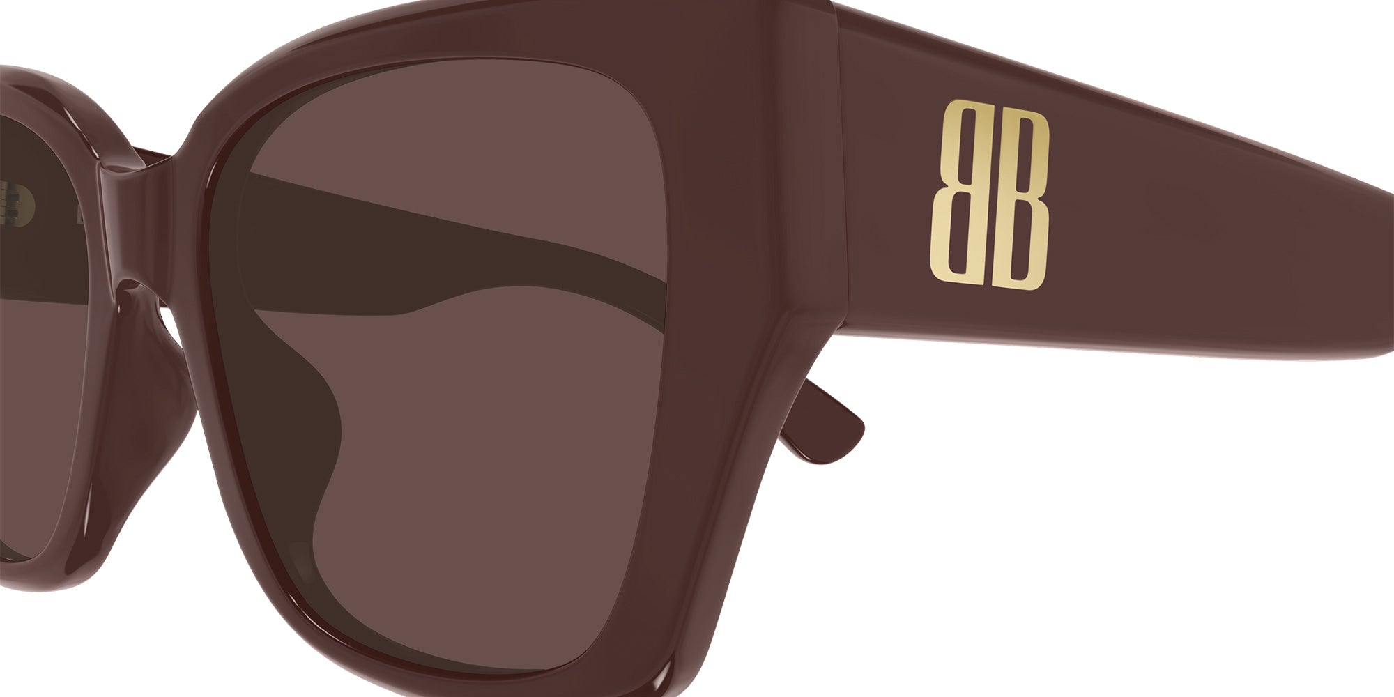 Balenciaga® BB0474S BB0474S 003 55 Sunglasses - 003-Burgundy