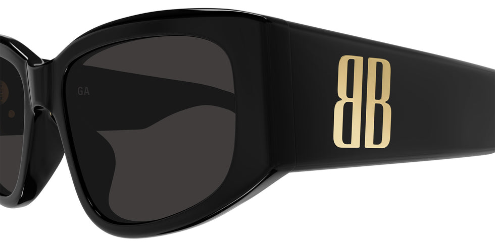 Balenciaga® BB0475S BB0475S 001 56 Sunglasses - 001-Black