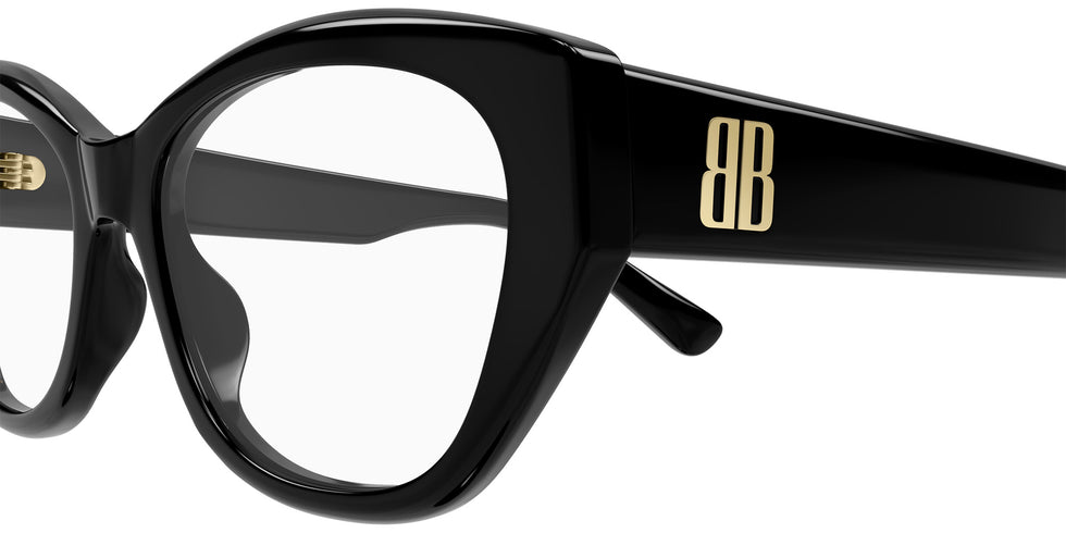 Balenciaga® BB0481O BB0481O 001 54 Eyeglasses - 001-Black