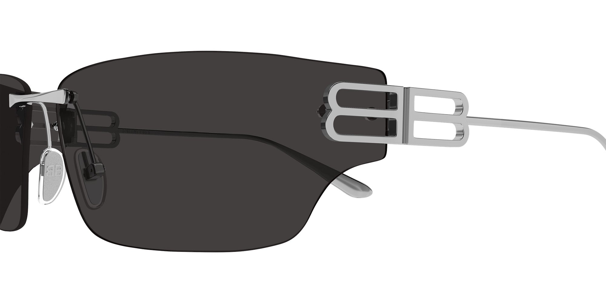 Balenciaga® BB0485SA BB0485SA 001 76 Sunglasses - 001-Gunmetal