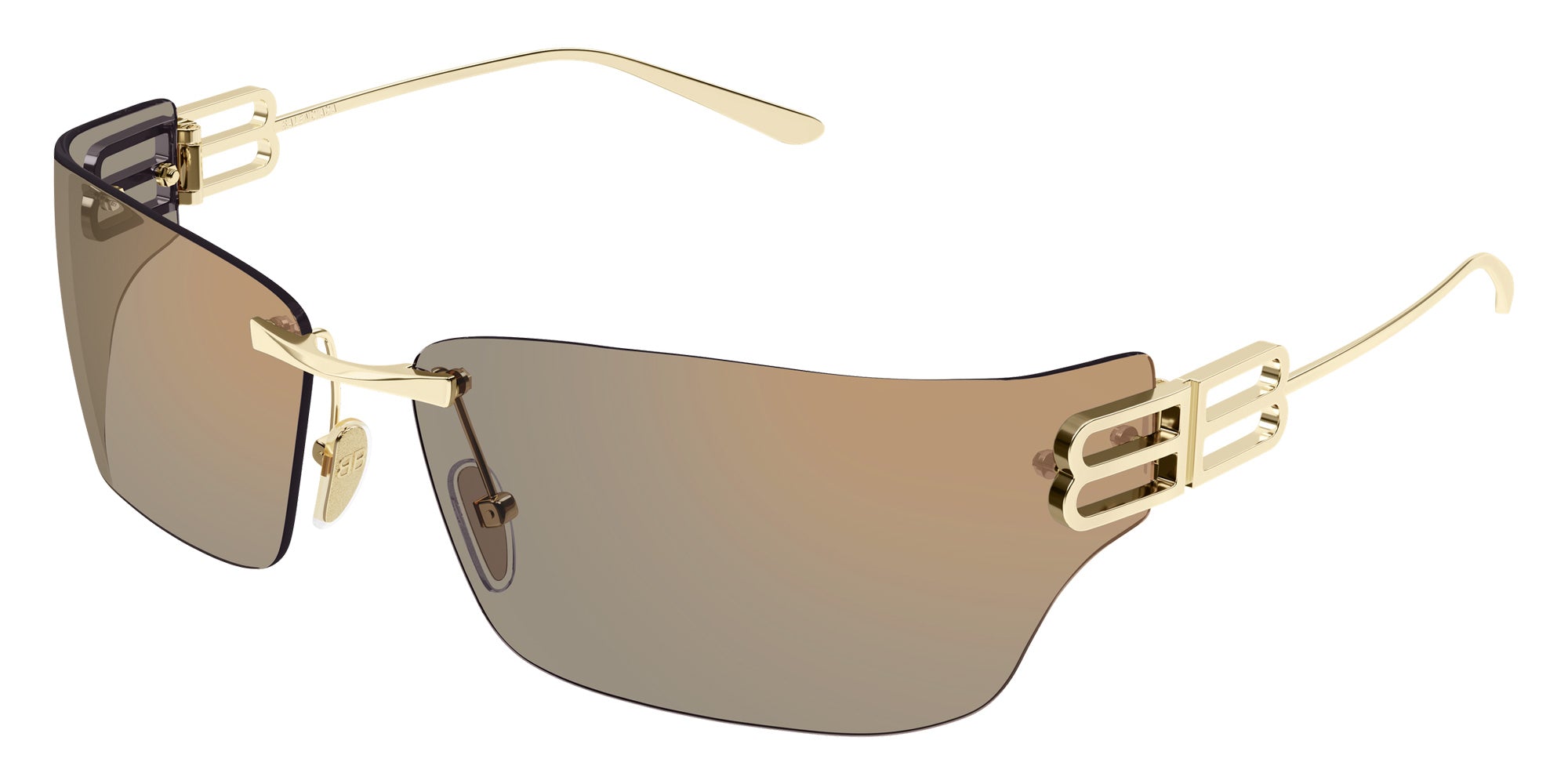 Balenciaga® BB0485SA BB0485SA 002 76 Sunglasses - 002-Gold