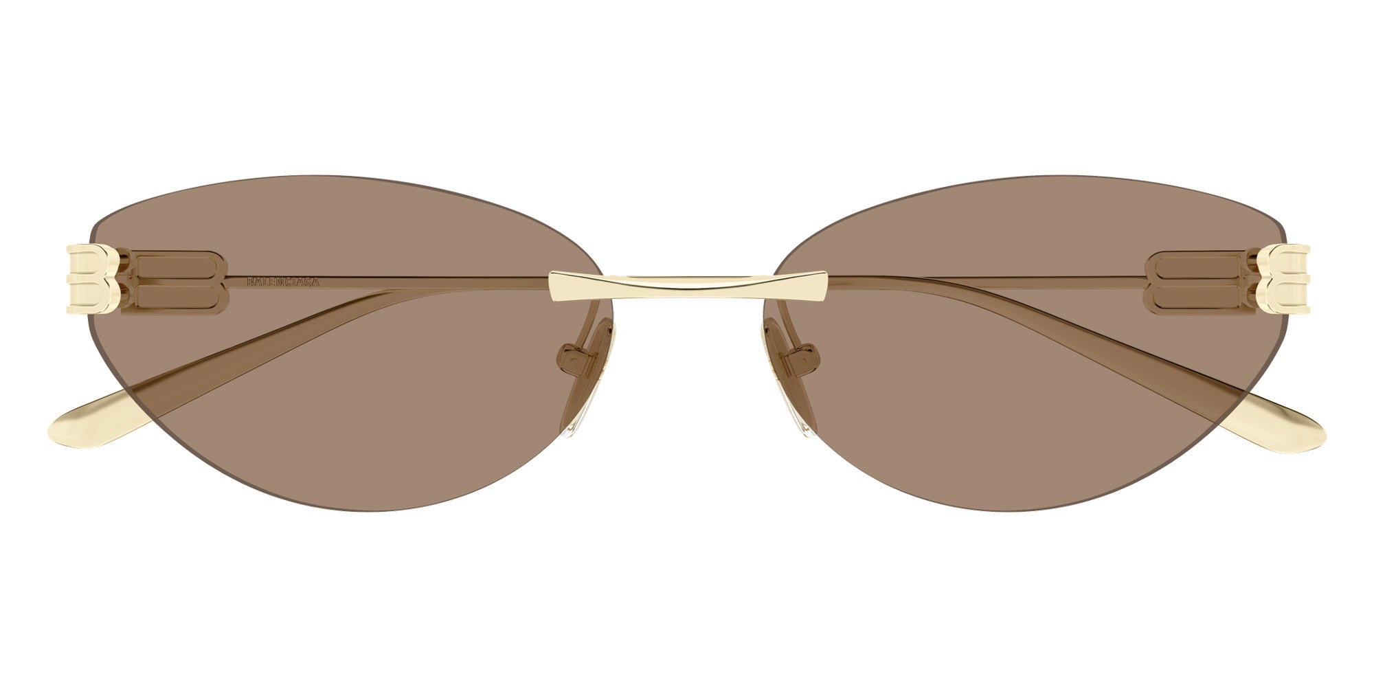 Balenciaga® BB0486S BB0486S 004 61 Sunglasses - 004-Gold