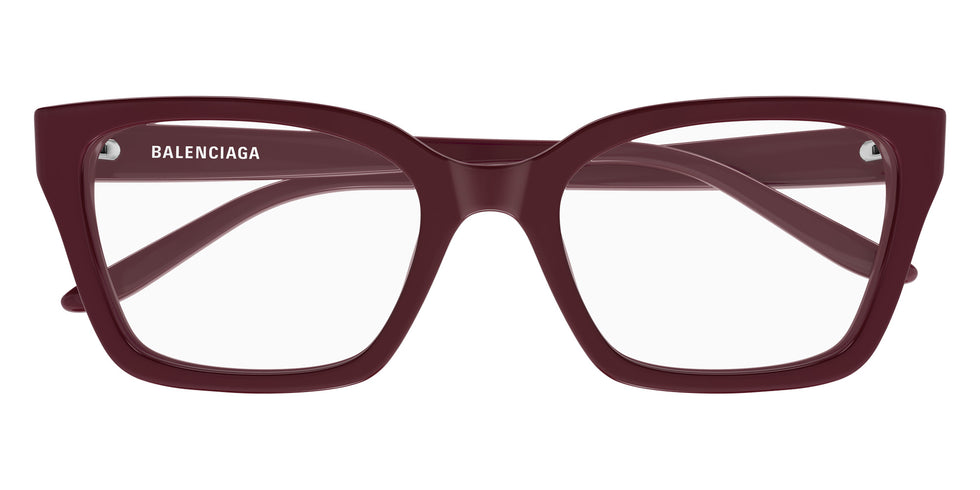 Balenciaga® BB0501O BB0501O 006 55 Eyeglasses - 006-Burgundy