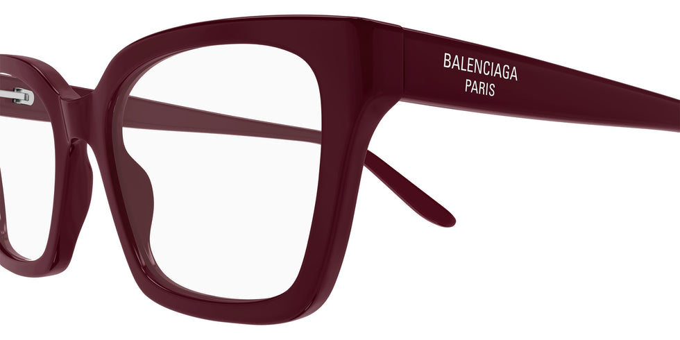 Balenciaga® BB0501O BB0501O 006 55 Eyeglasses - 006-Burgundy