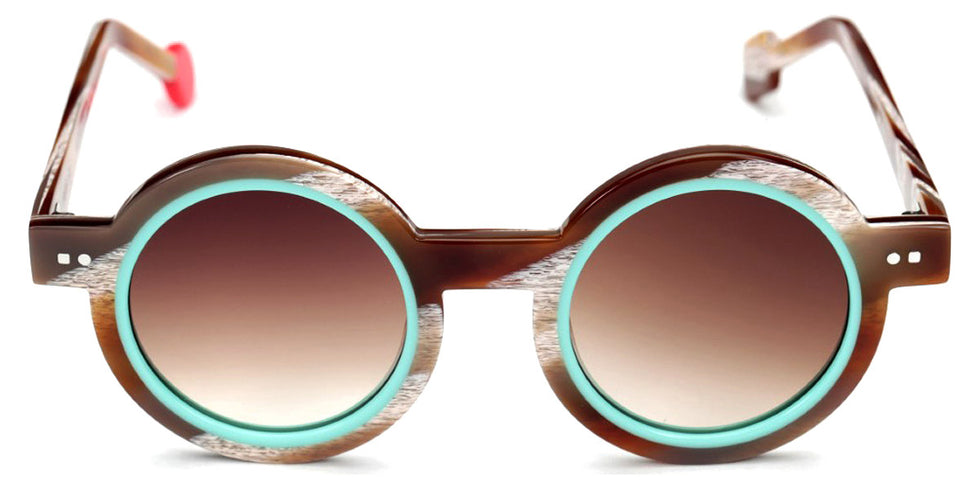 Sabine Be® Be Addict Sun SB Be Addict Sun 377 45 - Shiny Vintage Horn / Shiny Turquoise Sunglasses