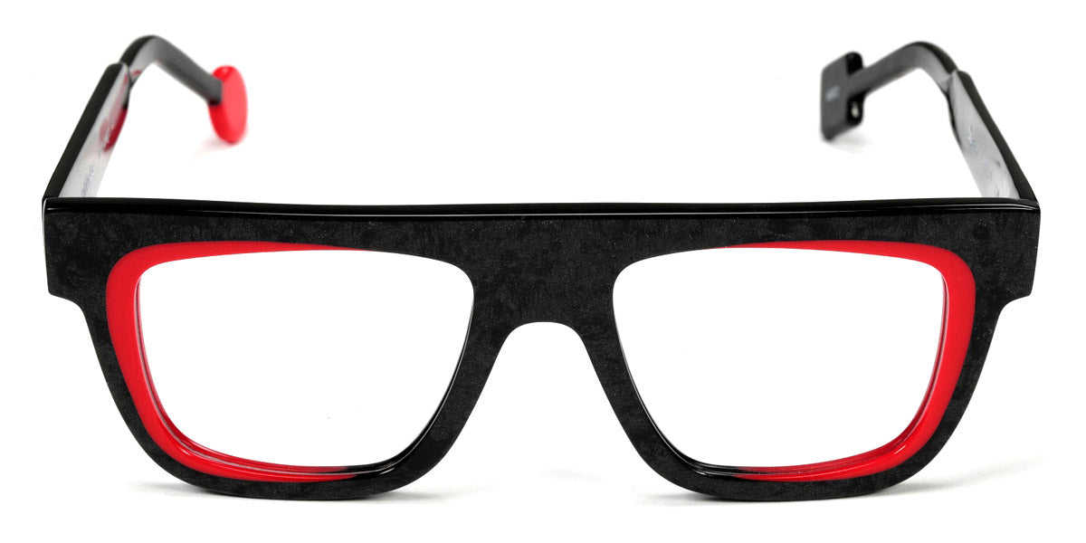 Sabine Be® Be Alive SB Be Alive 682 50 - Shiny Marbled Slate Grey / Shiny Red Eyeglasses