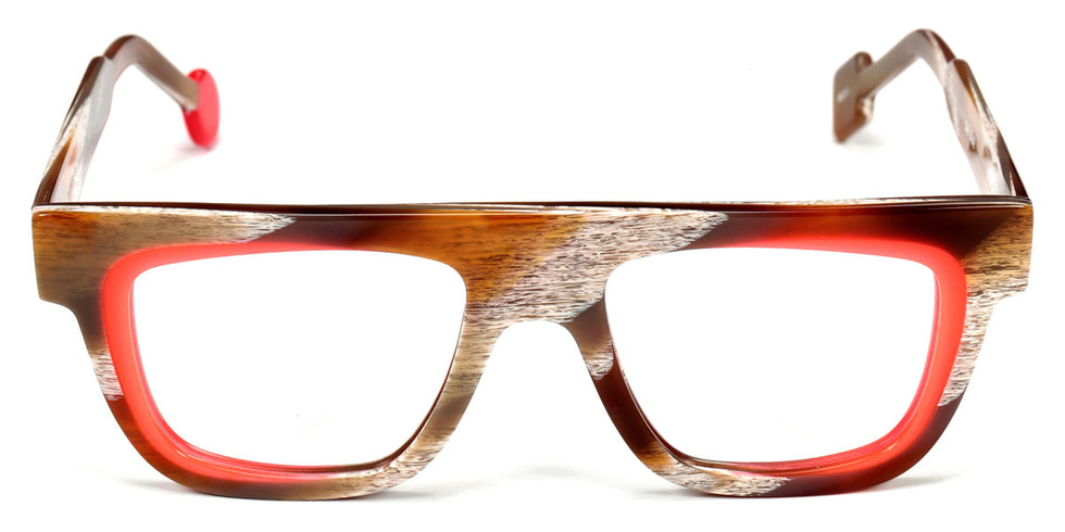Sabine Be® Be Alive SB Be Alive 688 50 - Shiny Vintage Horn / Shiny Neon Orange Miami Eyeglasses