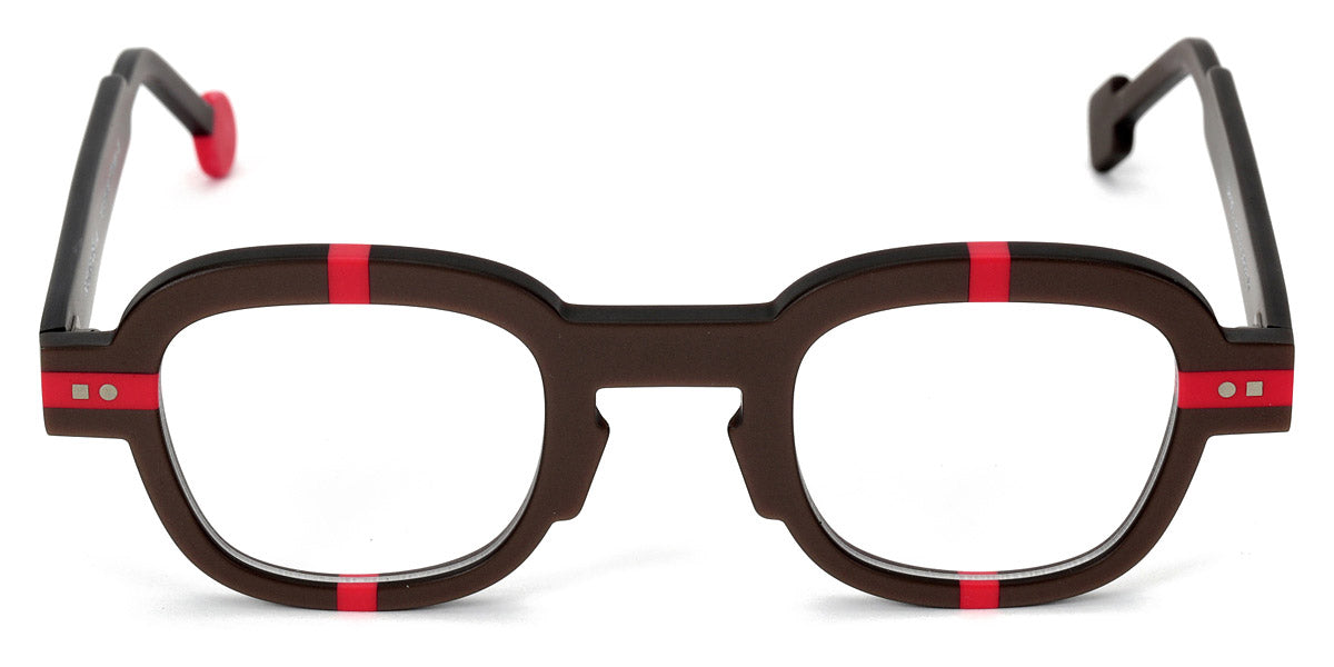 Sabine Be® Be Arty SB Be Arty 394 46 - Matt Glossy Brown / Matt Red Eyeglasses