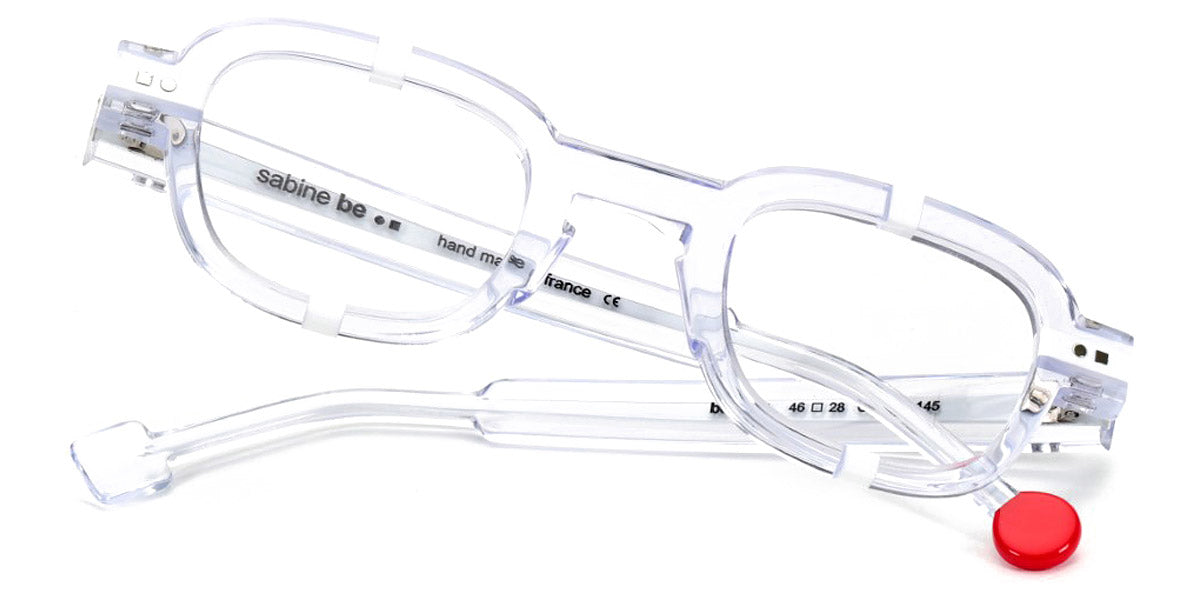 Sabine Be® Be Arty SB Be Arty 480 46 - Shiny Crystal / Shiny White Eyeglasses