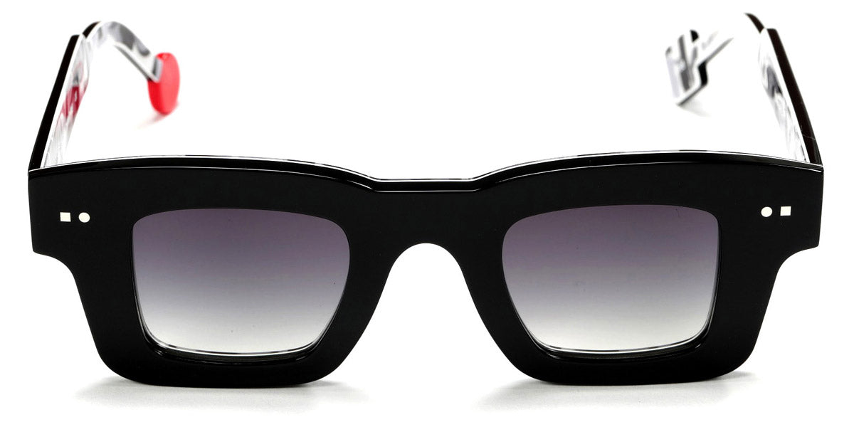 Sabine Be® Be Better Sun SB Be Better Sun 795 42 - Shiny Black / Painted B&W Inside Sunglasses