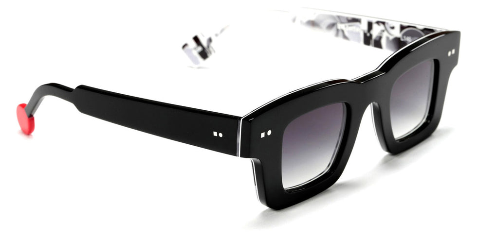 Sabine Be® Be Better Sun SB Be Better Sun 795 42 - Shiny Black / Painted B&W Inside Sunglasses