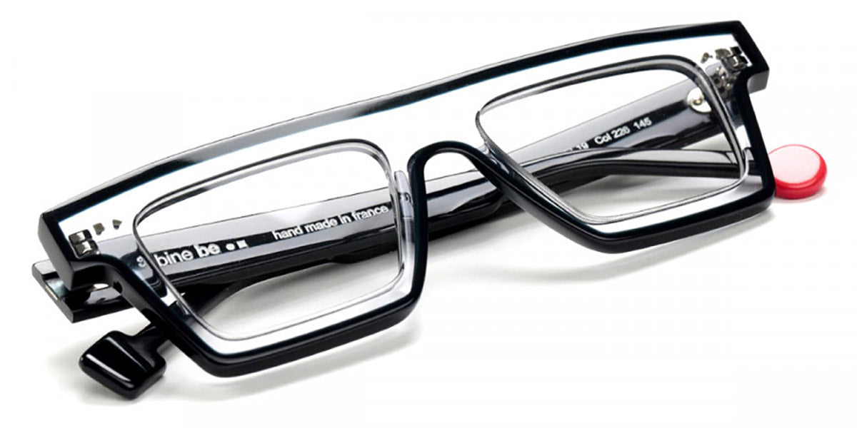 Sabine Be® Be Bold Line - Shiny Crystal / Shiny Midnight Blue Eyeglasses