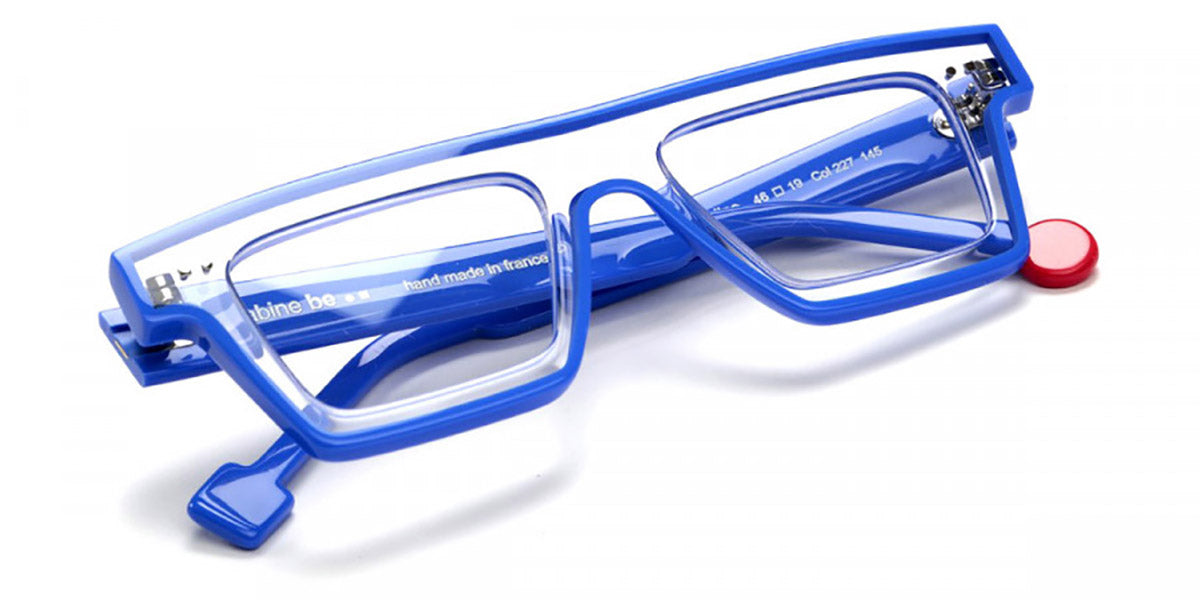 Sabine Be® Be Bold Line - Shiny Crystal / Shiny Blue Klein Eyeglasses