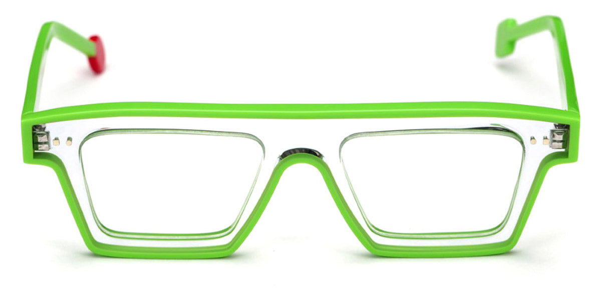 Sabine Be® Be Bold Line - Shiny Crystal / Shiny Prairie Green Eyeglasses