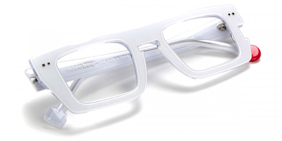 Sabine Be® Be Bossy - Shiny Crystal / White / Shiny Crystal Eyeglasses