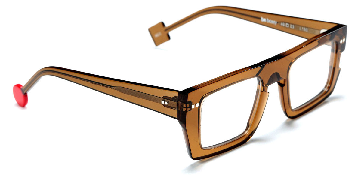 Sabine Be® Be Bossy SB Be Bossy 805 49 - Shiny Translucent Cognac Eyeglasses