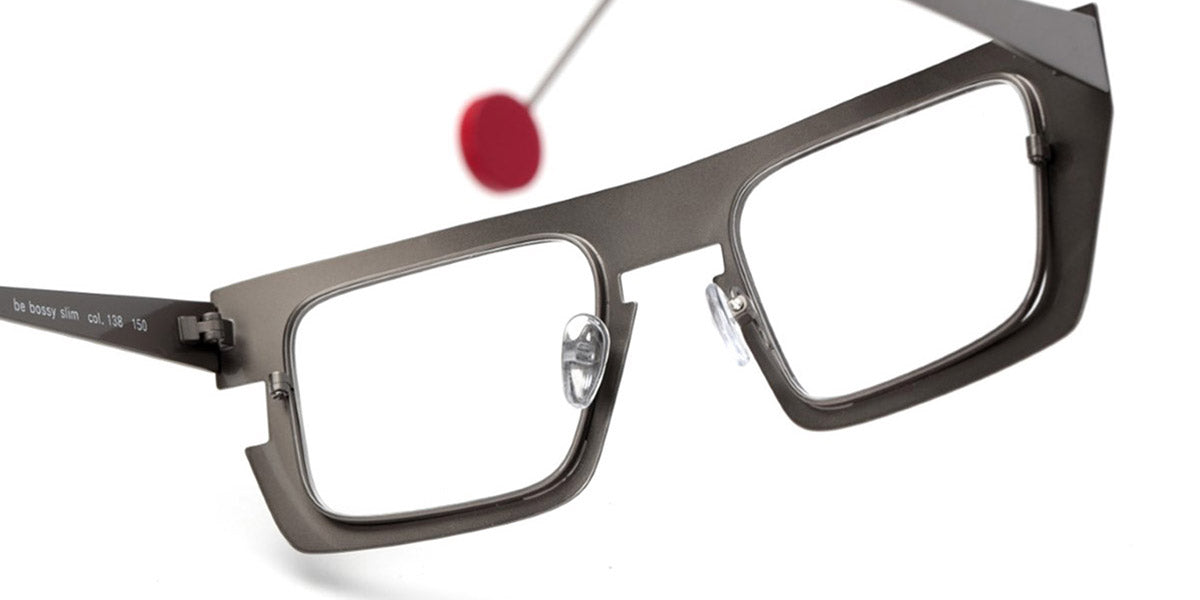 Sabine Be® Be Bossy Slim - Polished Ruthenium Eyeglasses