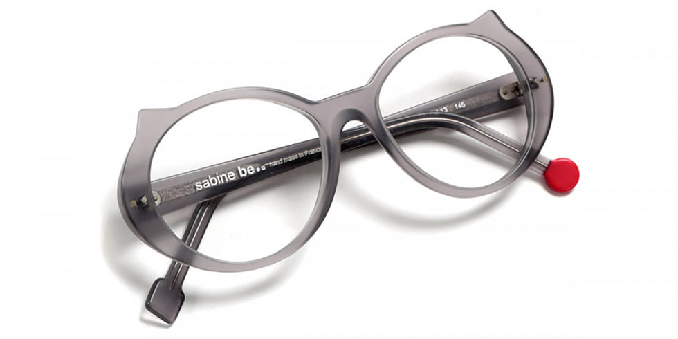 Sabine Be® Be Cat'S - Matte Translucent Grey Eyeglasses
